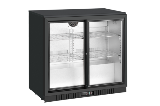 2 door bar fridge